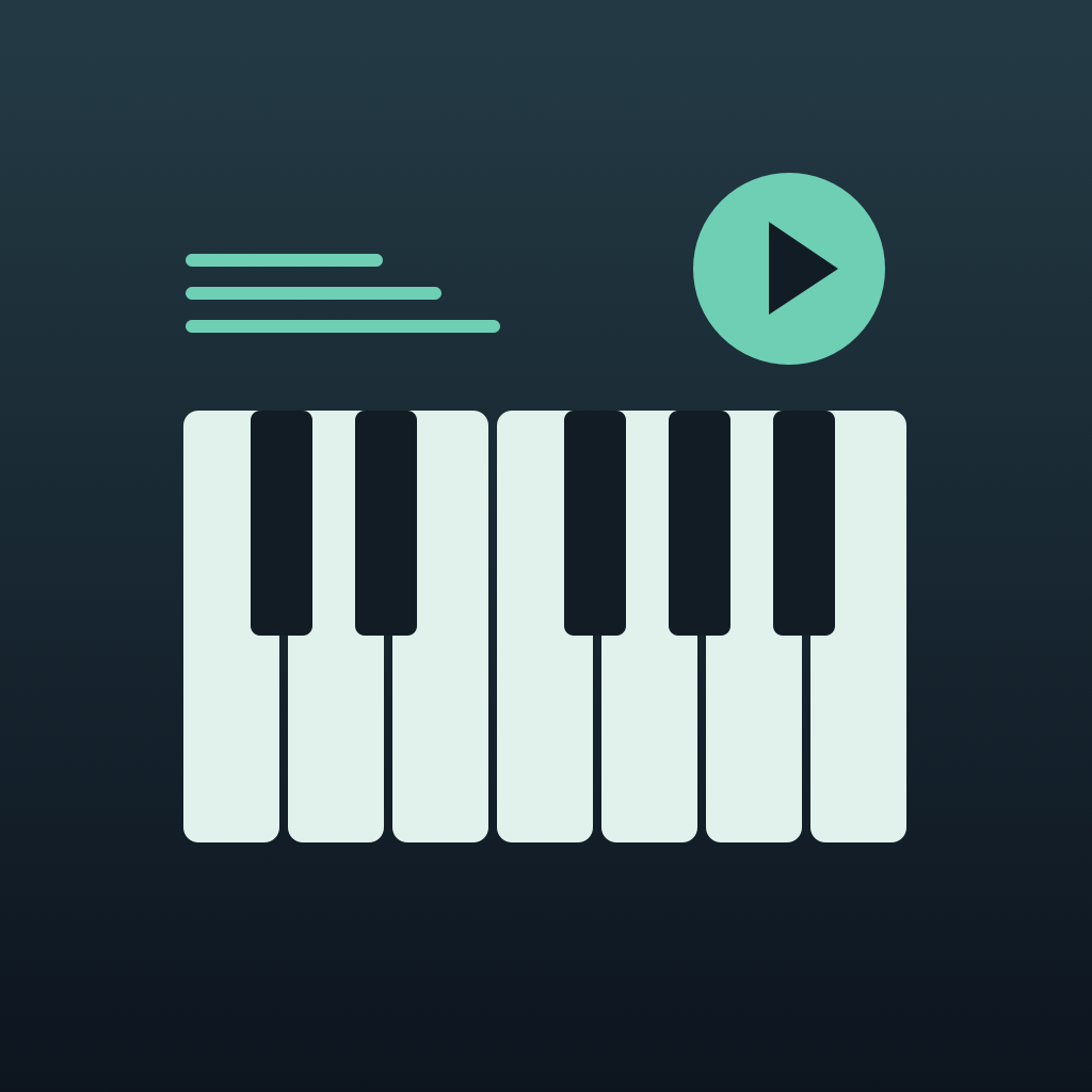 Piano Jukebox app icon